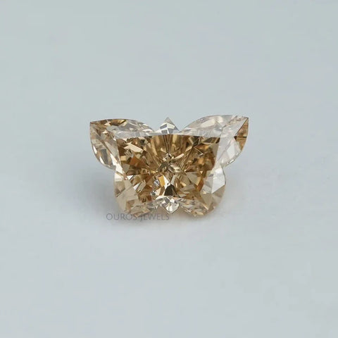 [Yellow colored butterfly shaped diamond]-[ouros jewels]