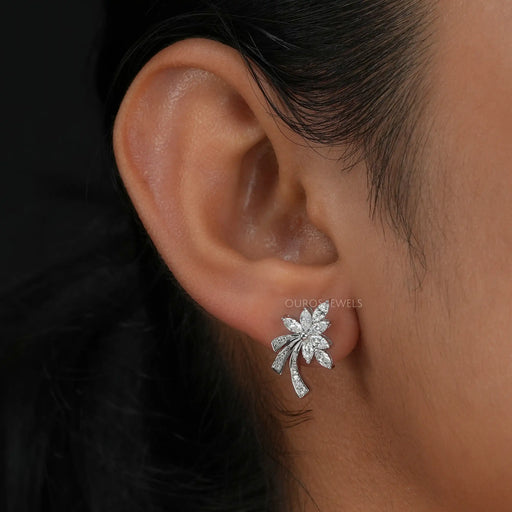 Marquise Studs - Silver - Jewels & Aces