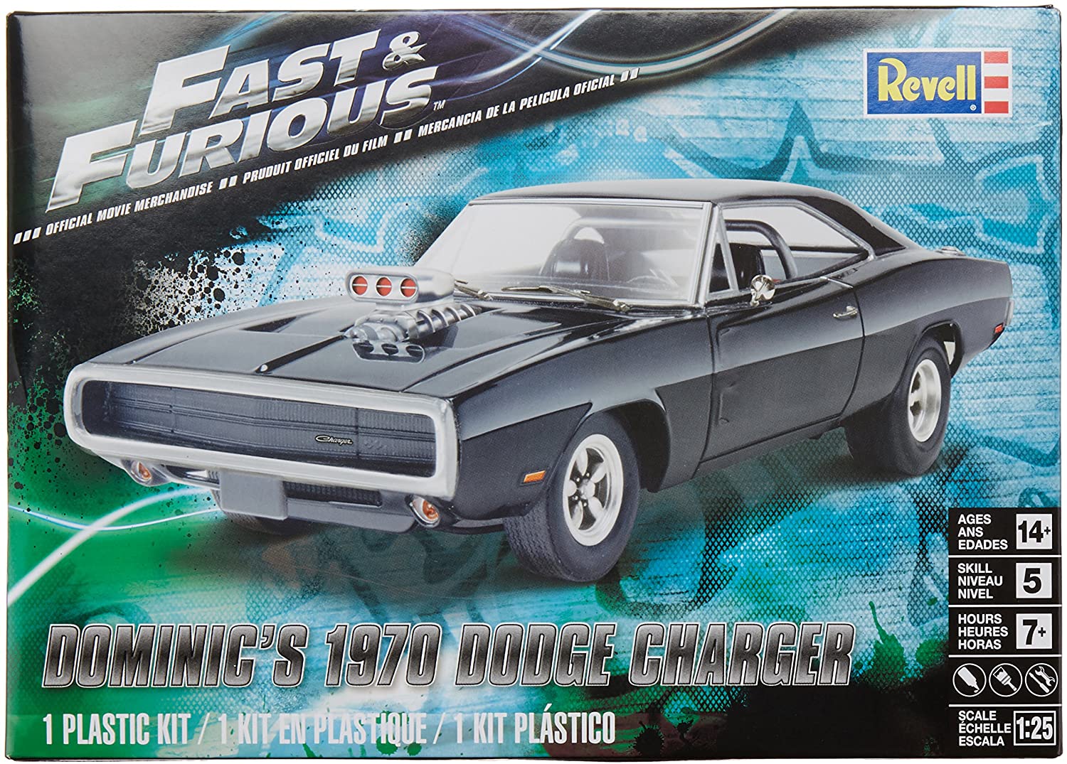1/25 Revell Fast & Furious Dominic's 1970 Dodge Charger 85-4319 – HobbyNut  Models