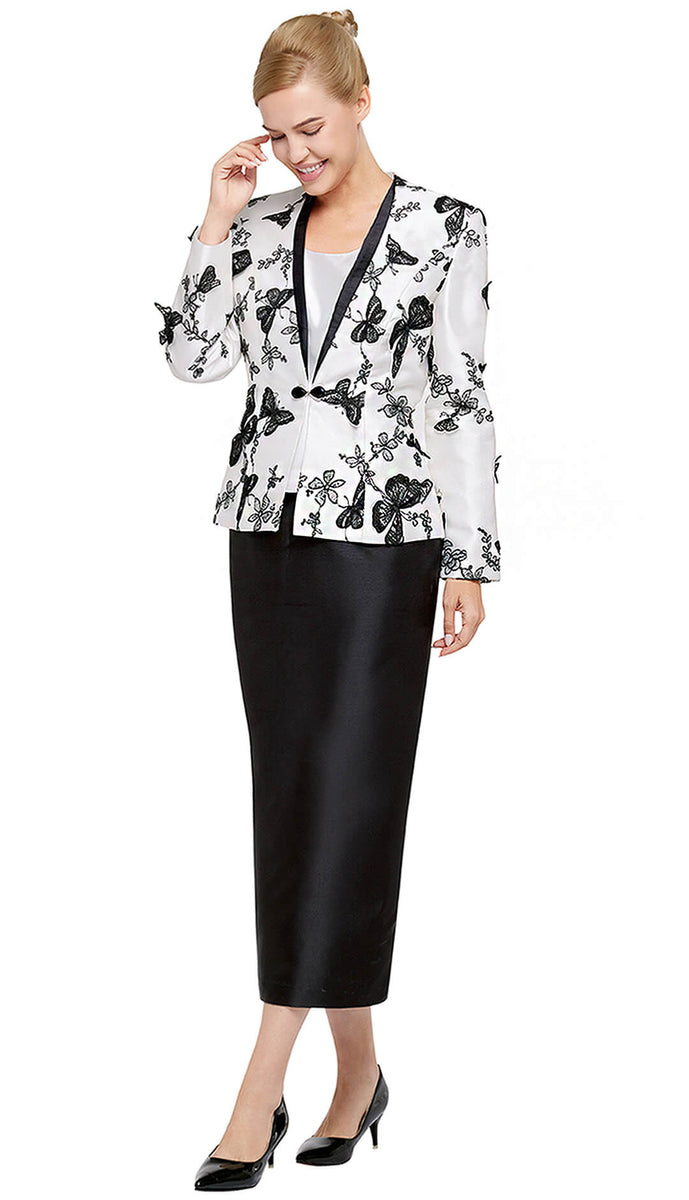 Nina Massini 3 Piece Skirt Suit 3110 Sizes 8-24 – fitrite fashions