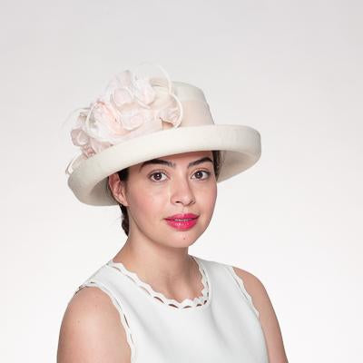 Satin Flat Crown Wide Brim Women's Hat AJ590Y - Fit Rite Fashions – fitrite  fashions