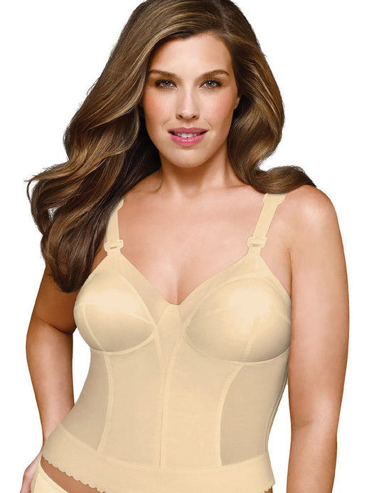 Exquisite Form Long Line Bra 7532 White - Fit Rite Fashions – fitrite  fashions