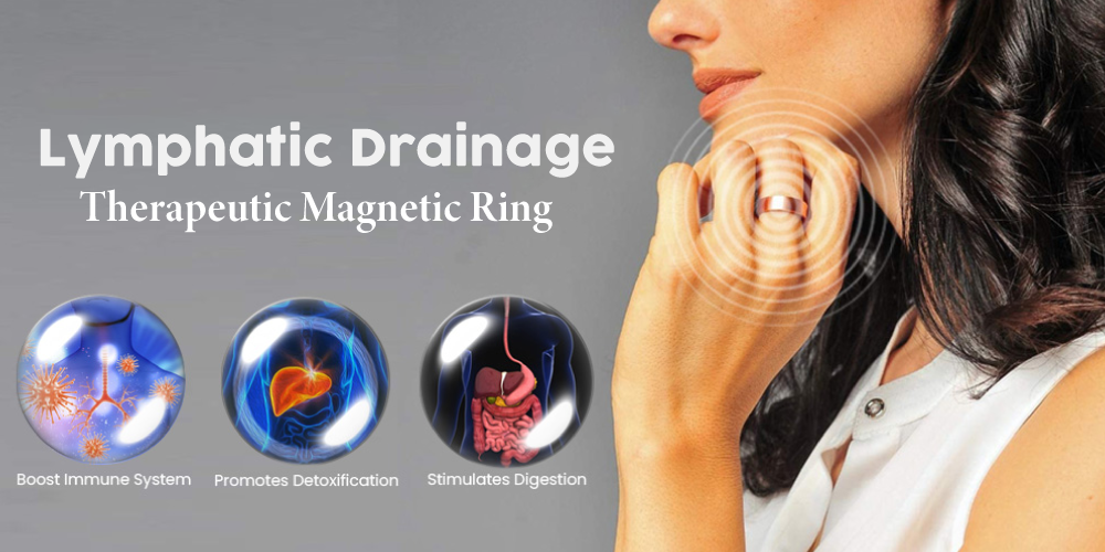 Magnetic Lymphatic Drainage Therapeutic Ring