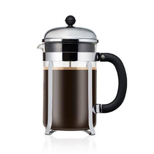 Bodum Chambord 12-Cup French Press Coffeemaker, Chrome