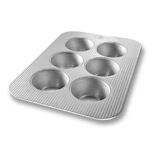 Trudeau Structure Silicone Pro Jumbo Muffin Pan, 6 Cavity