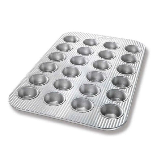 Trudeau Silicone Mini Muffin Pan-Red, 24 Cavity