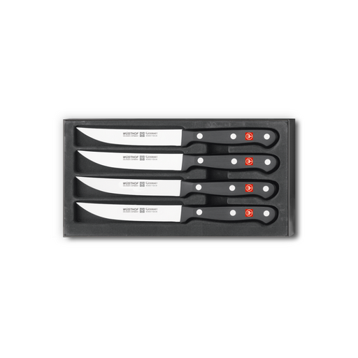 Ikon Selection 6-piece Steak Knife Set with Leather Knife Roll - WÜSTHOF -  Official Online Store