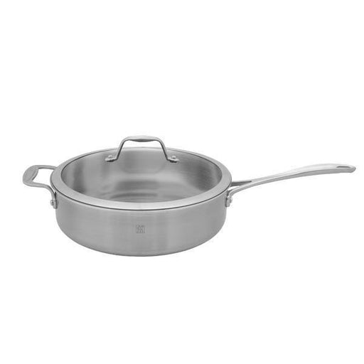 5-Quart Tri-Ply Stainless Steel Saute Pan with Lid