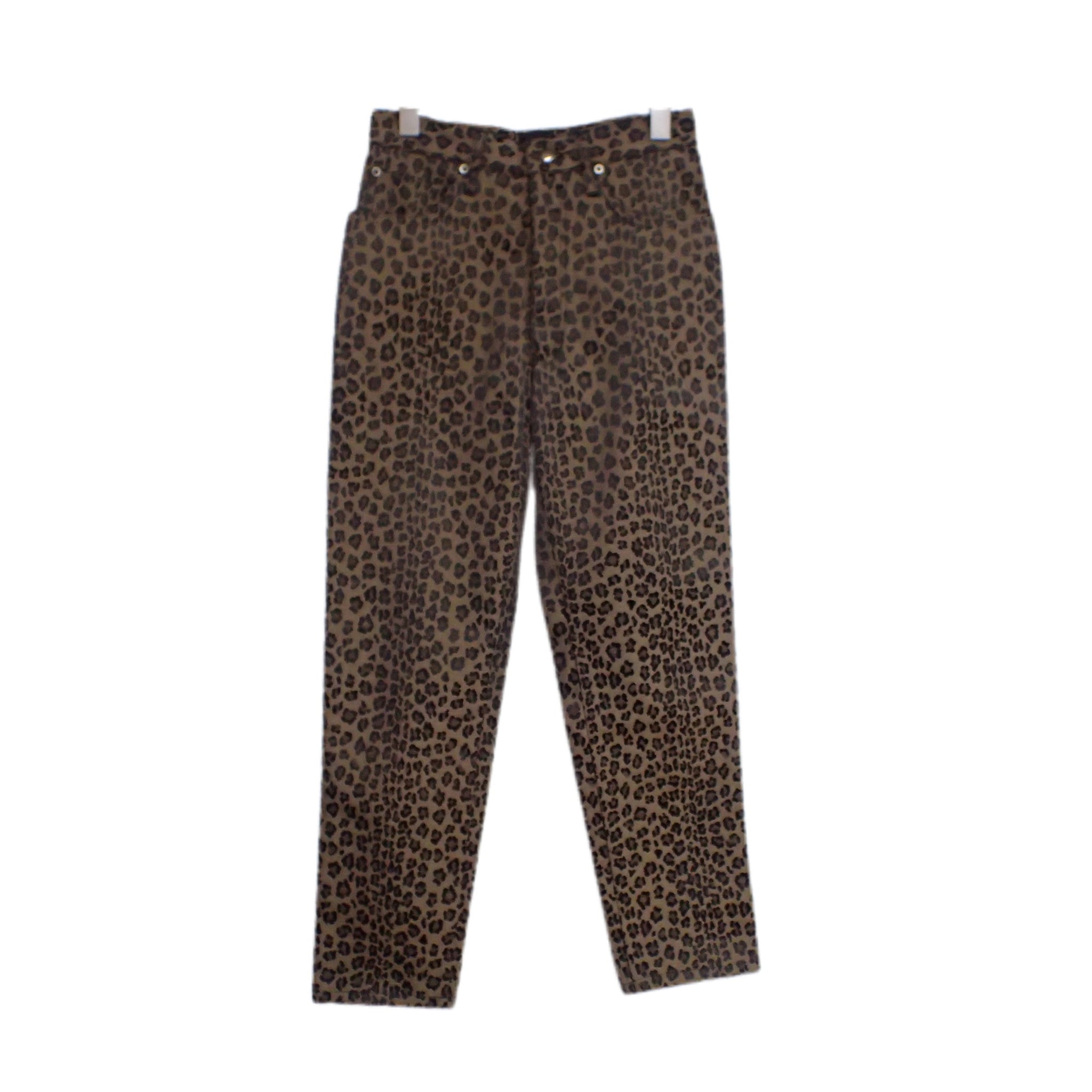 fendi leopard pants