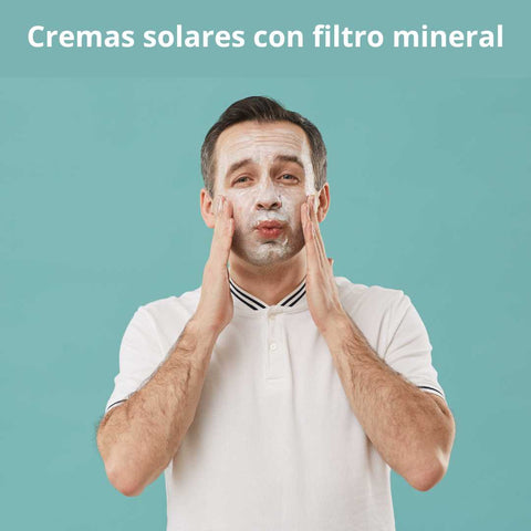 Crema solar con filtro mineral