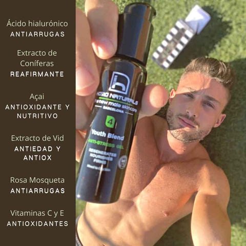 Crema hidratante facial hombre