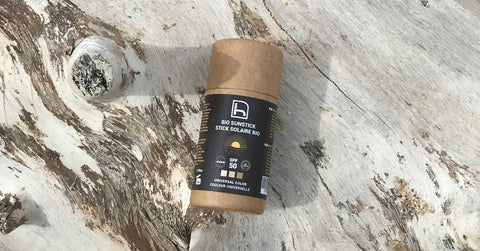 Biodegradable stick sunscreen