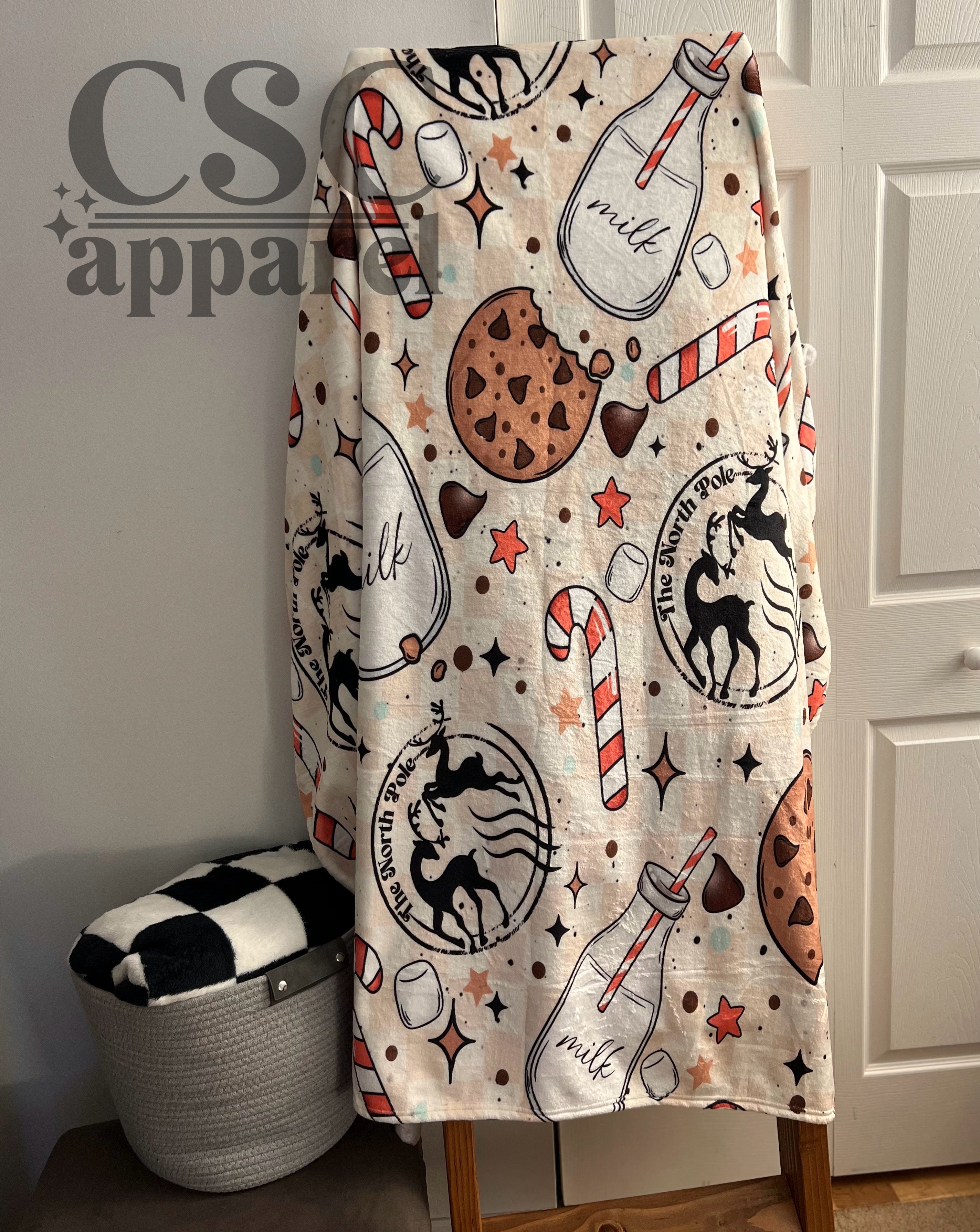 Milk and cookies Blanket