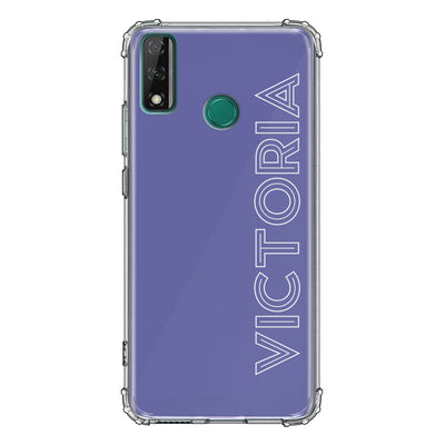 Huawei Y8S / Clear Classic Phone Case Personalized Name, Custom Phone Case - Android - Stylizedd.com