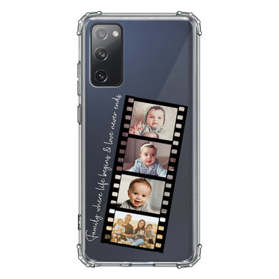 Samsung Galaxy S20 FE 4G 5G / Clear Classic Phone Case Custom Film Strips Personalised Movie Strip, Phone Case - Android - Stylizedd.com