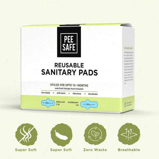 Buy Nua Ultra-Safe 12 Sanitary Pads For Women, 3 sizes in 1: 3 Heavy  Flow-XL+, 5 Medium-XL & 4 Light-L, Safe on Skin, Toxic-Free & Rash-Free, Unscented