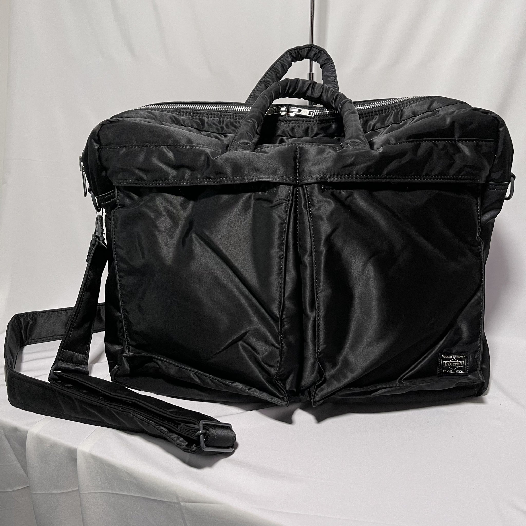 Porter Tanker 2way Overnight Briefcase - Black 黑色尼龍兩用旅行袋