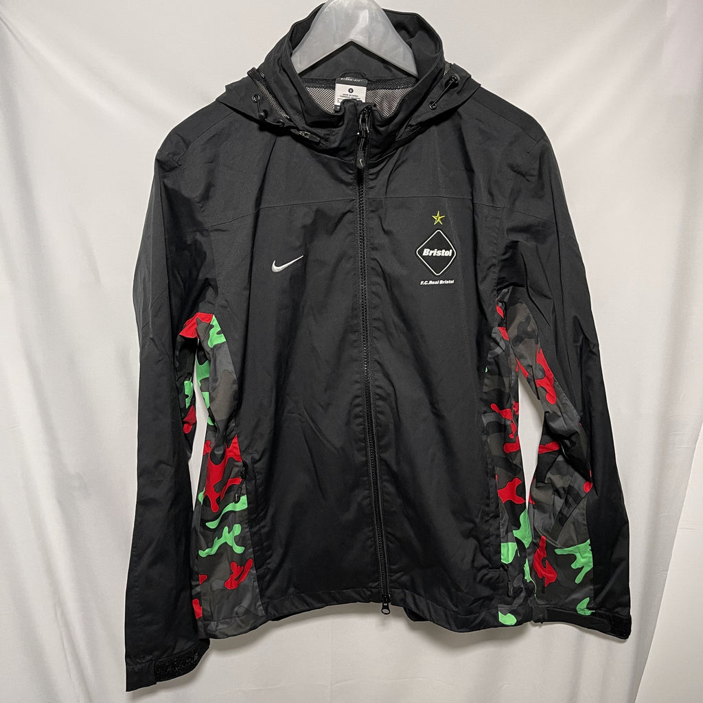 FCRB x Nike Storm-Fit Warm up Jacket Size S 2014SS 黑色x紅綠迷彩