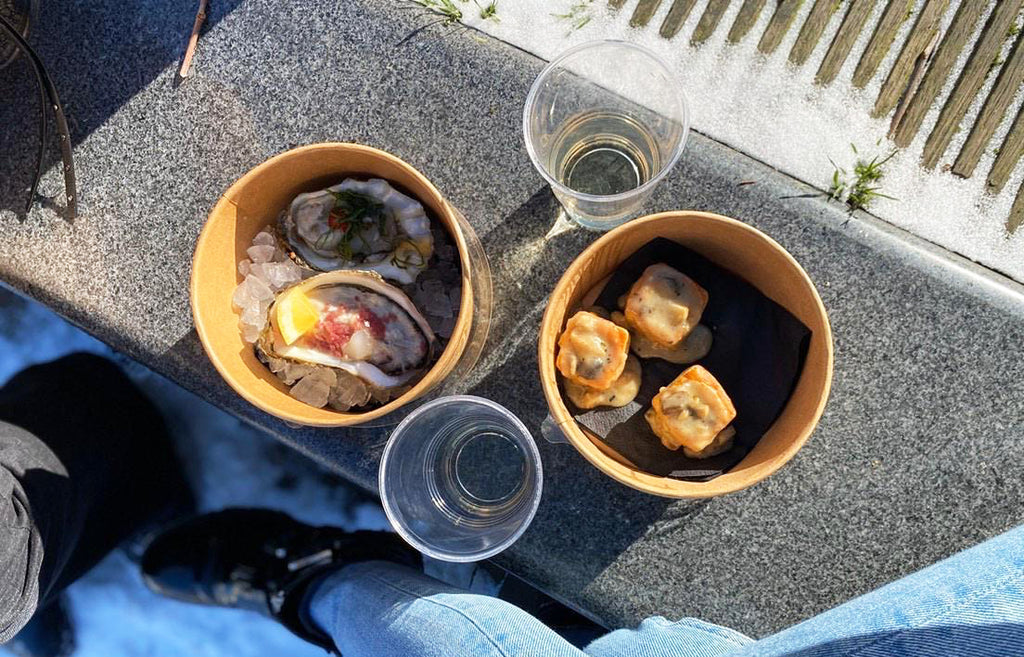 Ragout pasteitje oesters Stadswandeling culinaire wandeling smakelijk Amsterdam coronaproof