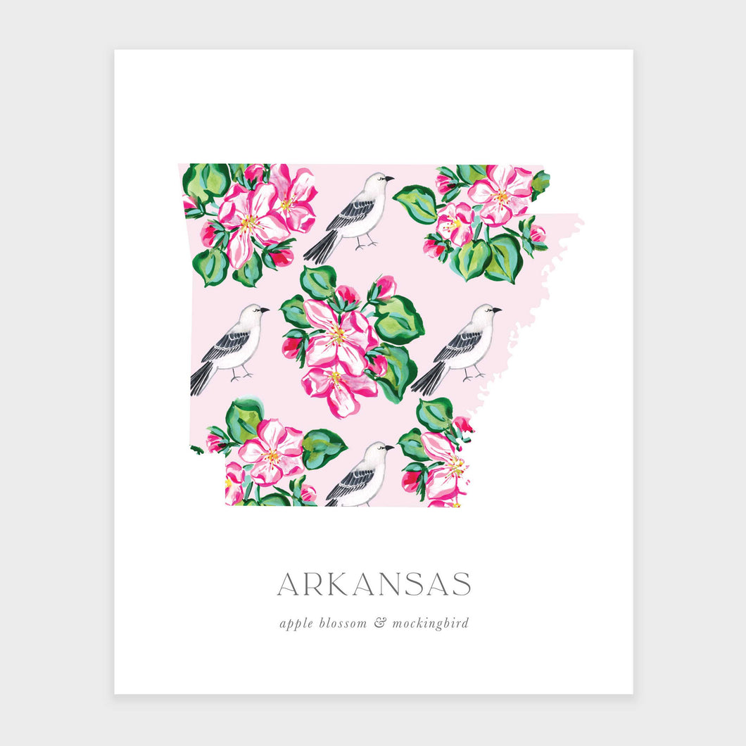 Arkansas State Flower Art Print MarisaMade