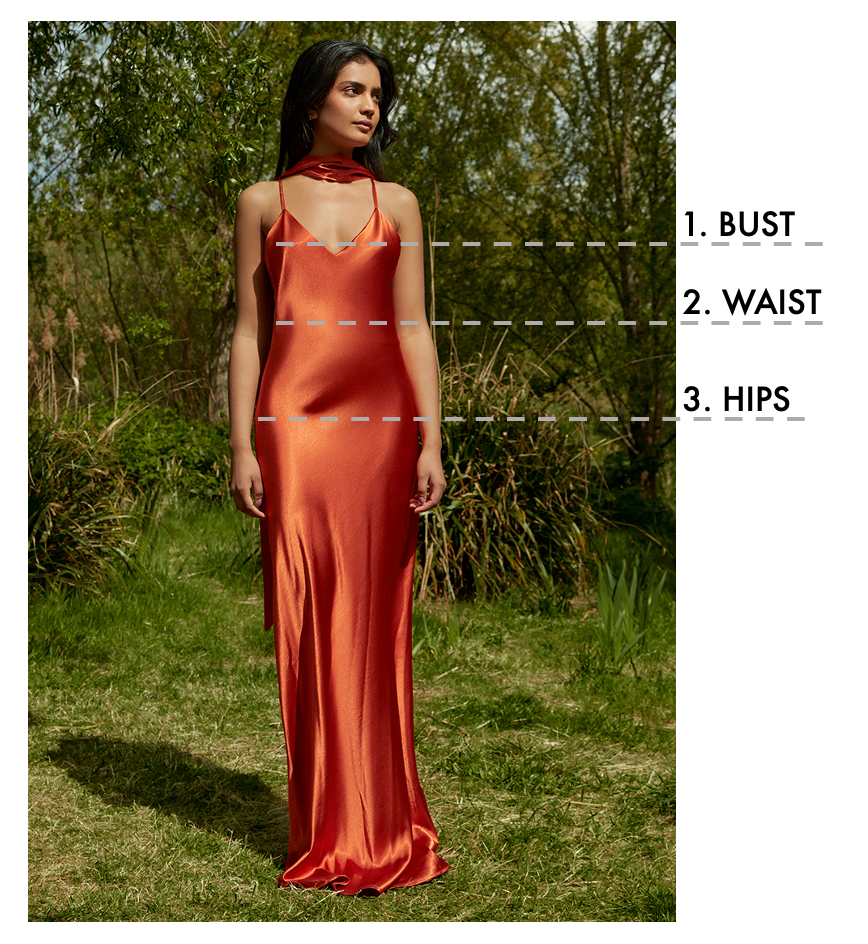 Wrap Dress Measurement Template