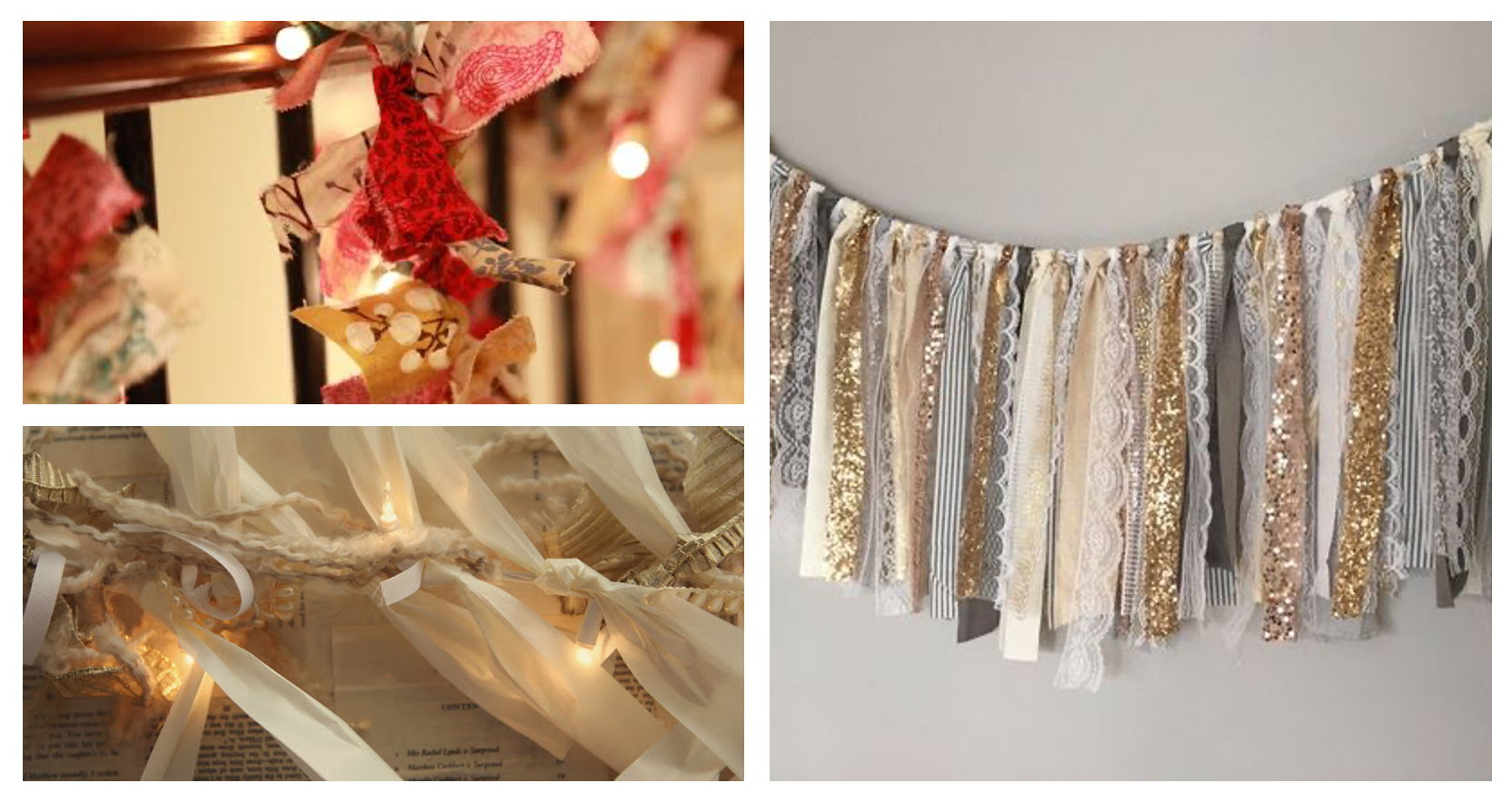 Christmas eco tinsel garland