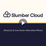 sleep Cloud视频概述了没有outlast技术的超酷枕头和核心羽绒枕头之间的区别