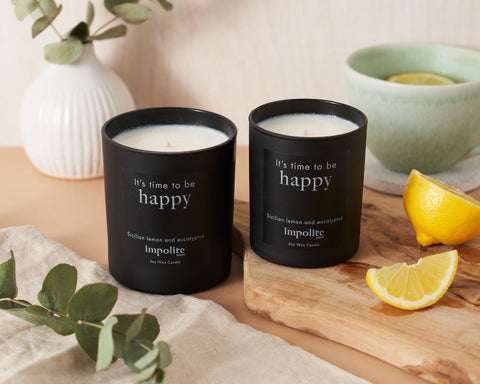Handmade Positive Message Candle Gifts UK Happy Affirmation Positivity Soy Wax Scented Candles Motivational Luxury Premium Gift for Ladies Best Friend