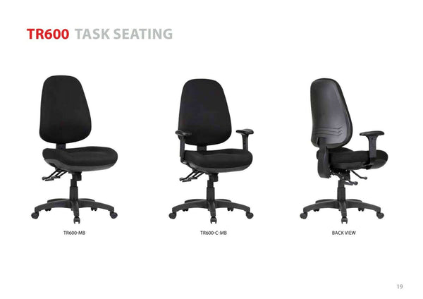 Express TR600 Deluxe Fully Ergonomic Task Chair 150kg Heavy Duty – ECORRIDOR