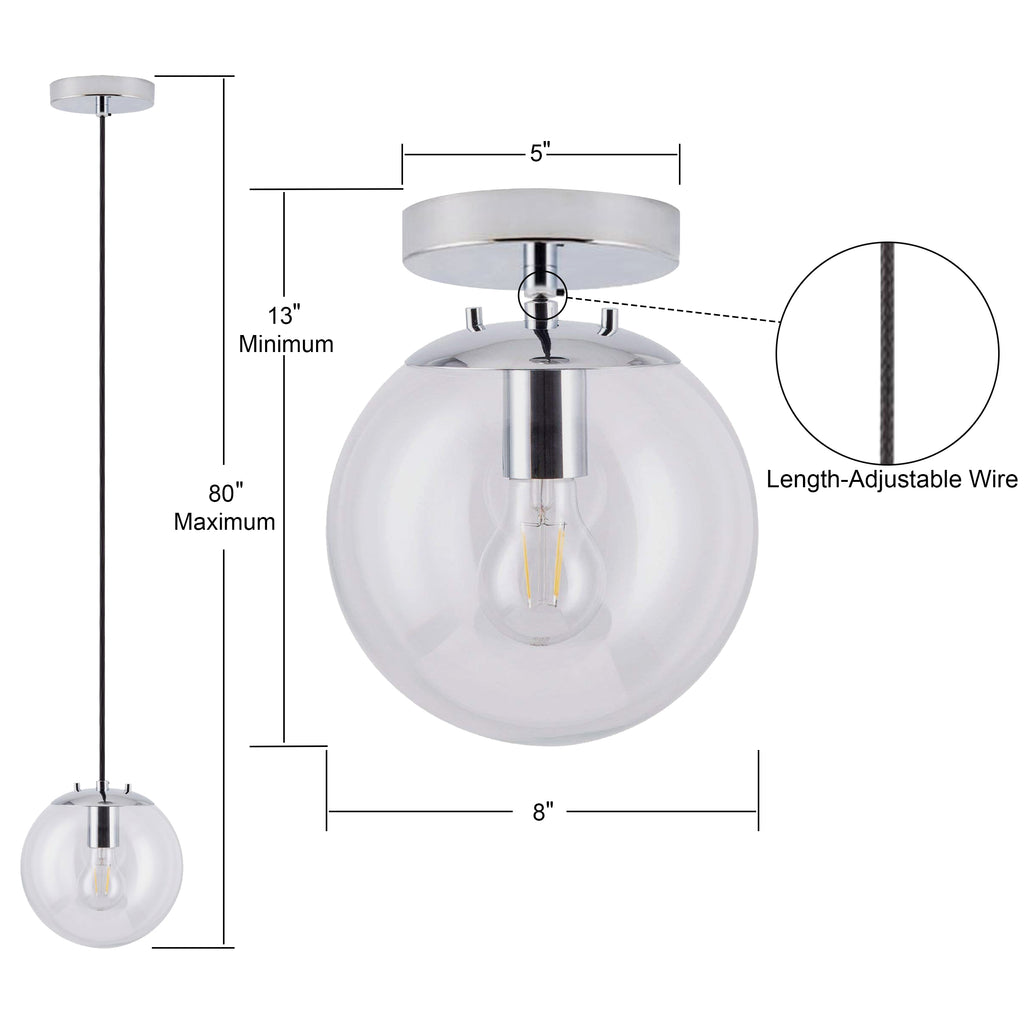 Sferra LED Industrial Kitchen Pendant Light, LED bulb included & Linea ...