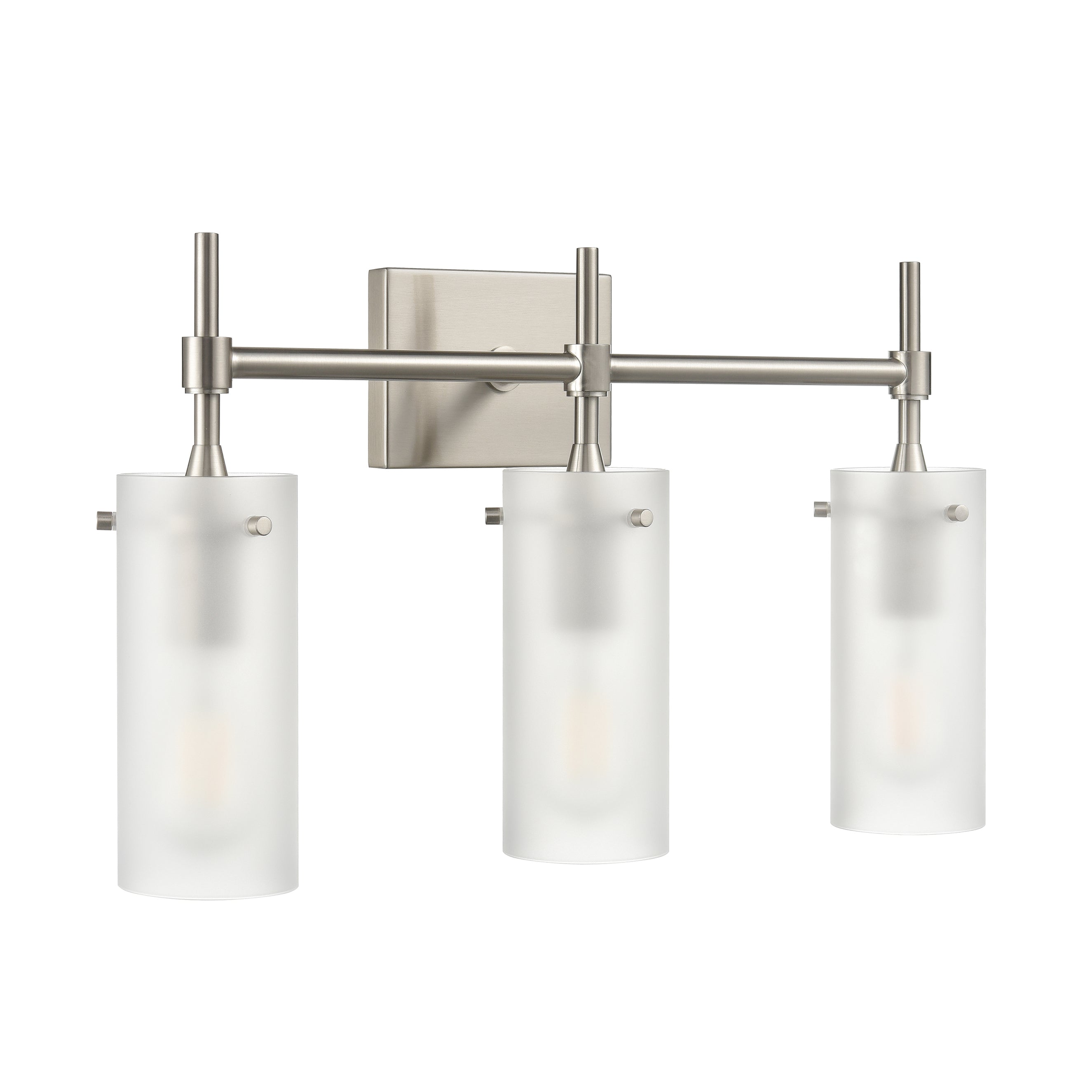 Effimero 3 Light Bathroom Vanity Light Frosted Glass Linea Lighting Modern And Affordable Residential Lighting