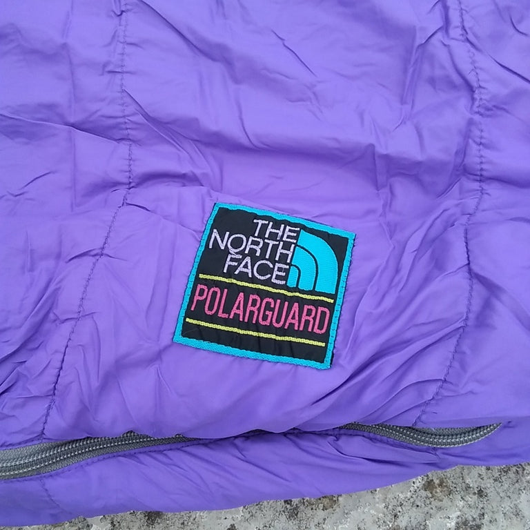 The North Face Polarguard Sleeping Bag. Used / Graded. Purple. | Endicotts