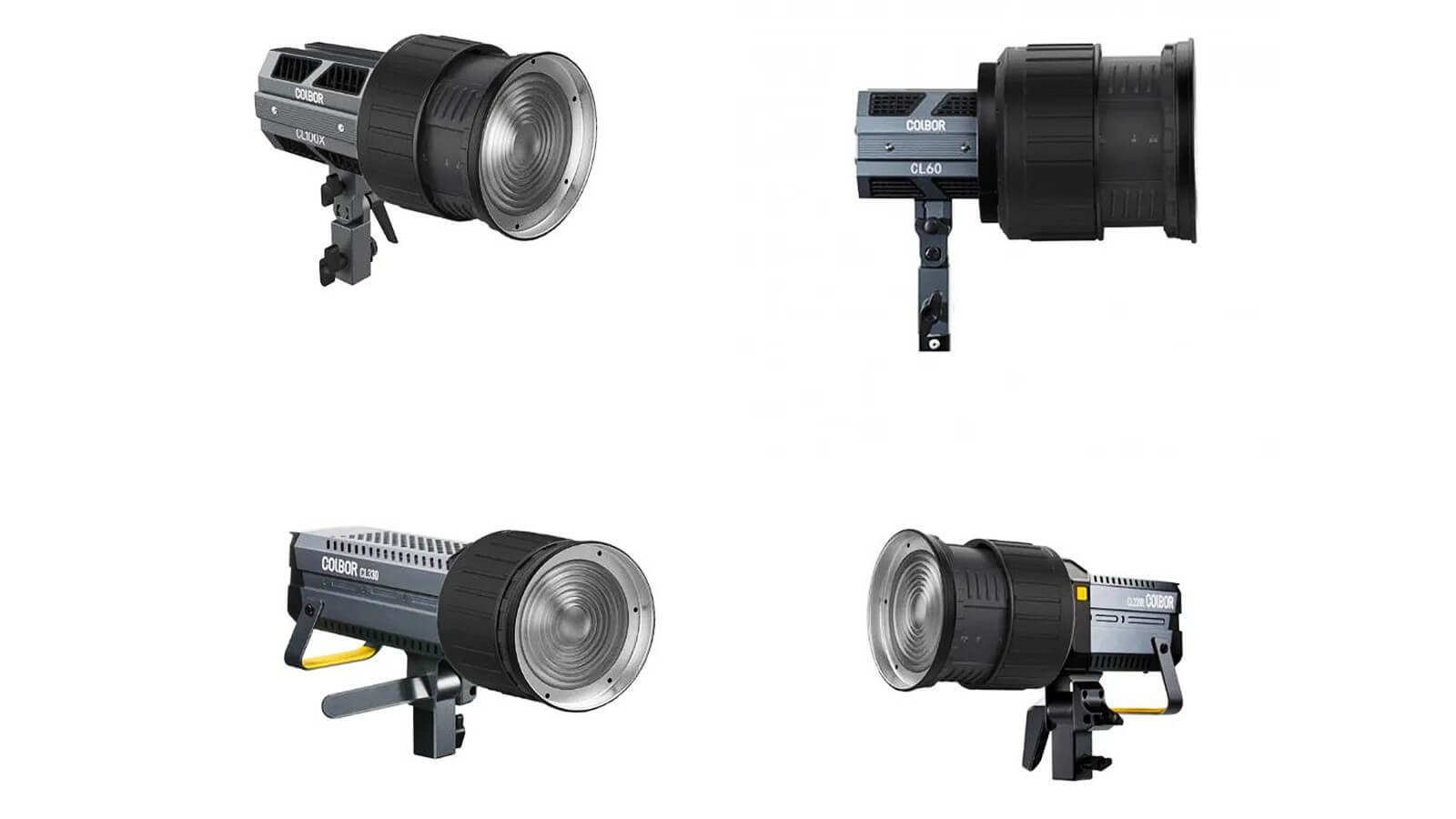 This fresnel design can be used on COLBOR CL60, CL100X, CL220, and CL330 lights.
