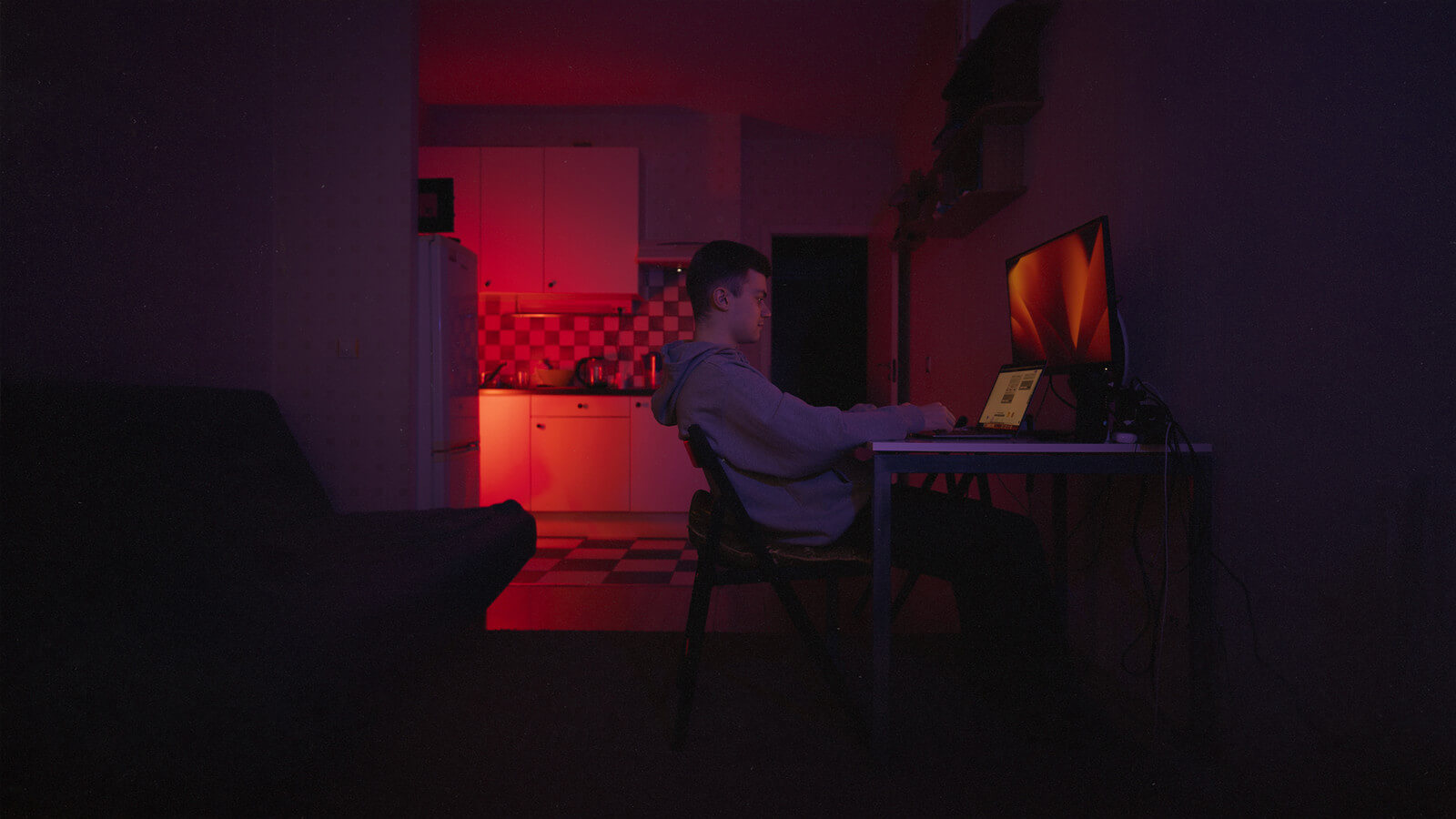 Use COLBOR CL60R RGB streaming light to create ambient lighting.