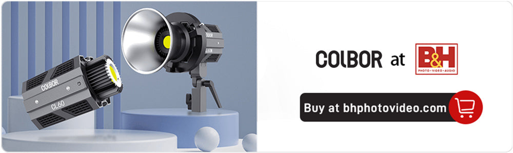 COLBOR studio lighting kit is sold at B&H store.