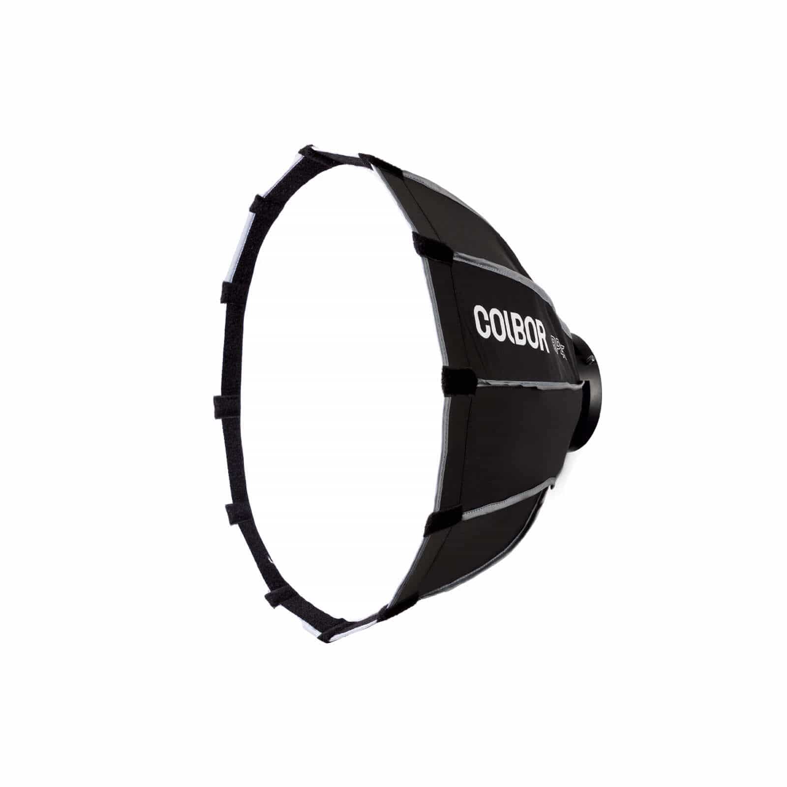 COLBOR BP45 is a parabolic softbox that has 12 sides.