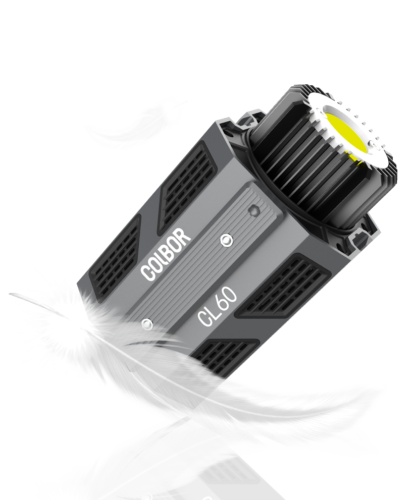 COLBOR CL60 is in a compact size and can be constructed into a 650W lighting matrix.