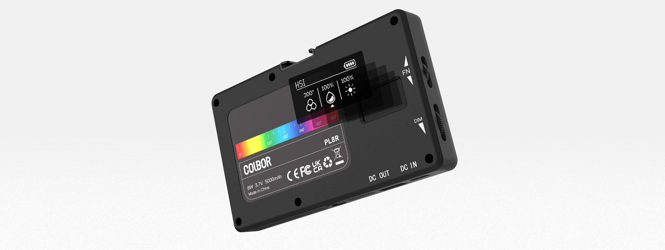 COLBOR PL8R HD Display Screen for Visualized Adjustment