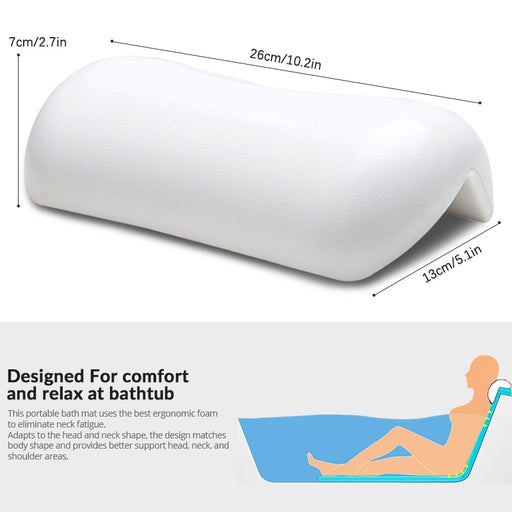 Full Body Bath Pillow ｜Upgraded Non-Slip Bath Cushion for Tub ｜Spa Bat —  Alpha-Pillow
