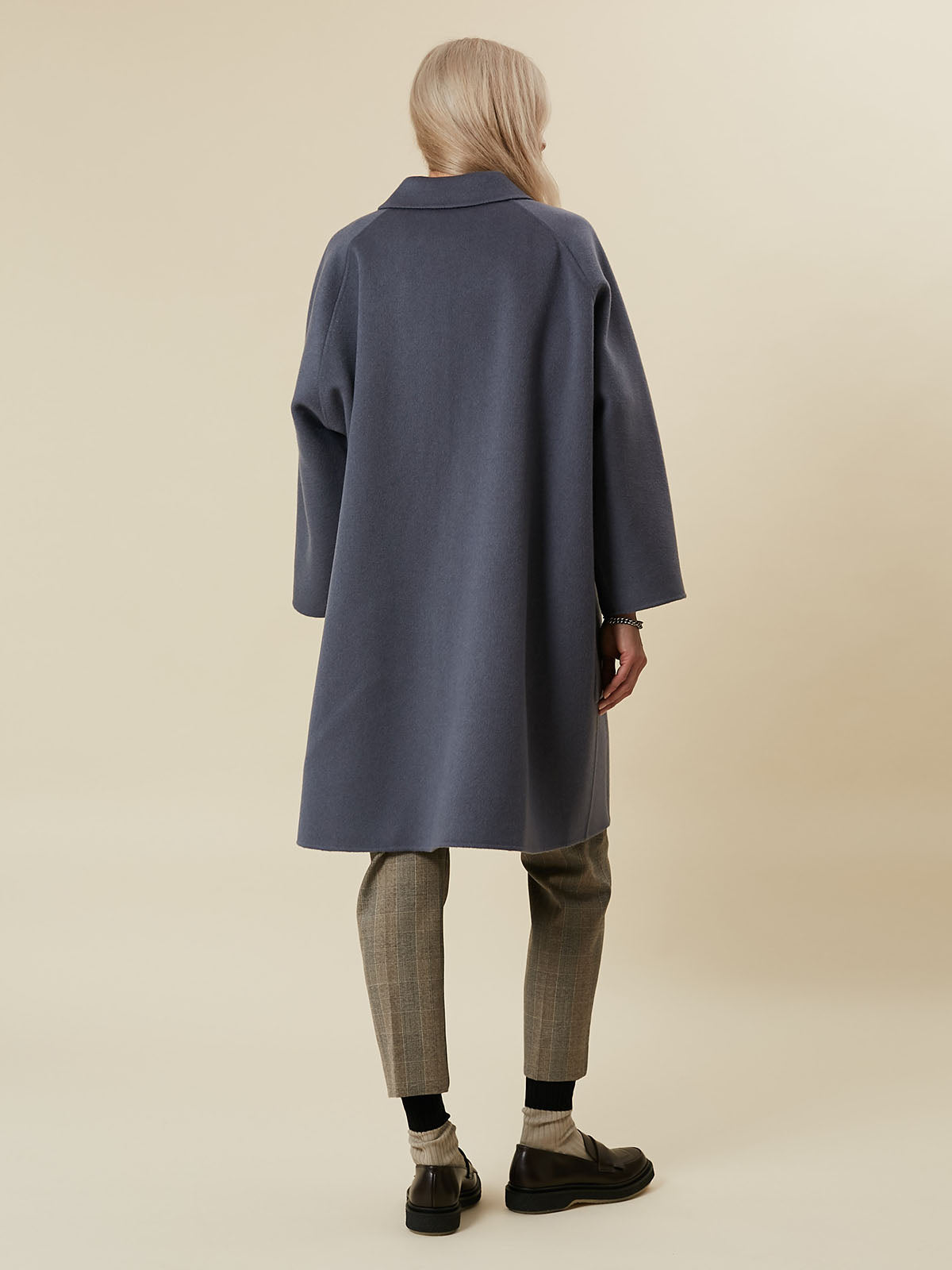 美品】louren / volume tack cocoon coat 在庫処分セール