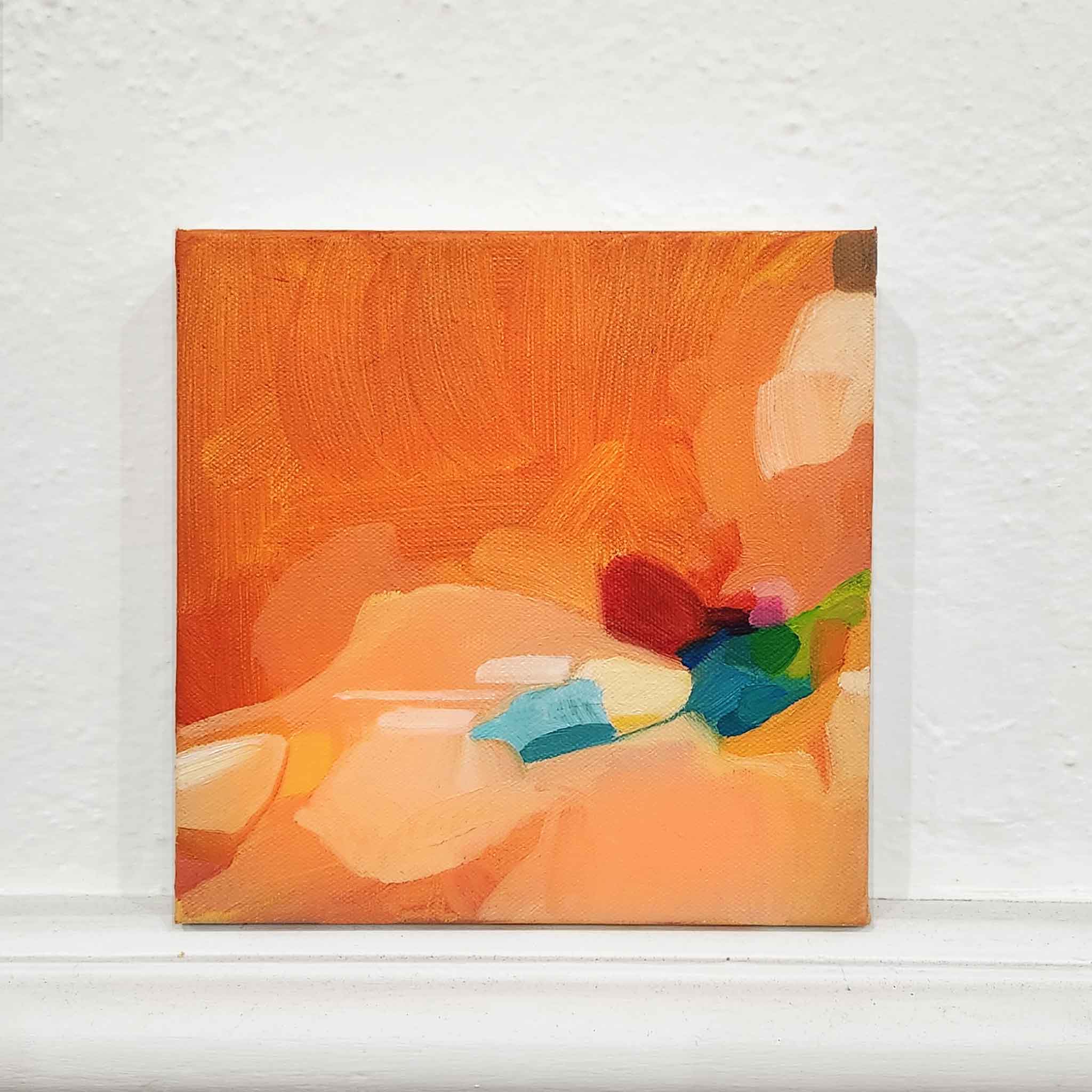 orange abstract artwork