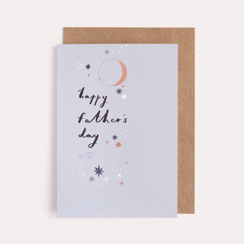 Father's day card with stars