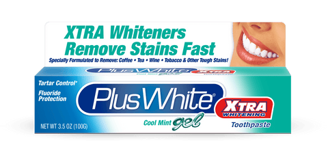 plus white extra whitening toothpaste