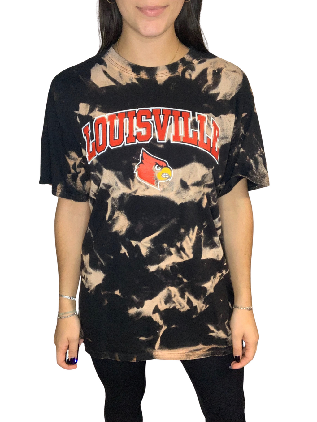 Vintage University of Louisville Bleached Shirt – Kampus Kustoms