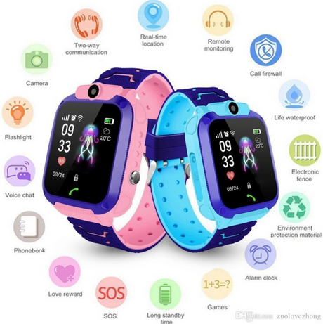 Reloj inteligente para niños Q12 Azul – Digitek Chile