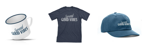 Spread Good Vibes collection.