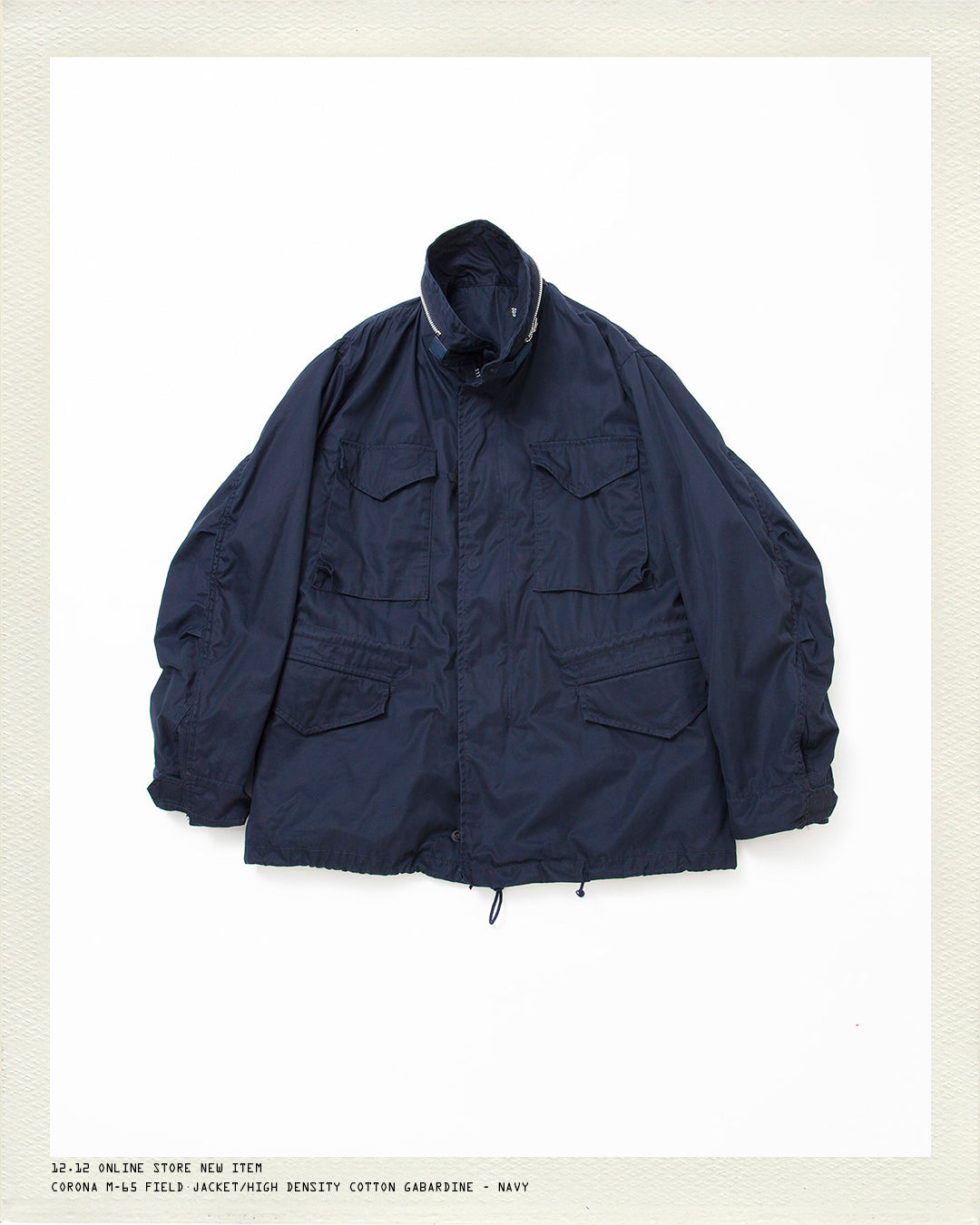 12.12 ONLINE STORE NEW ITEM/CORONA・M-65 FIELD JACKET – THE CORONA UTILITY