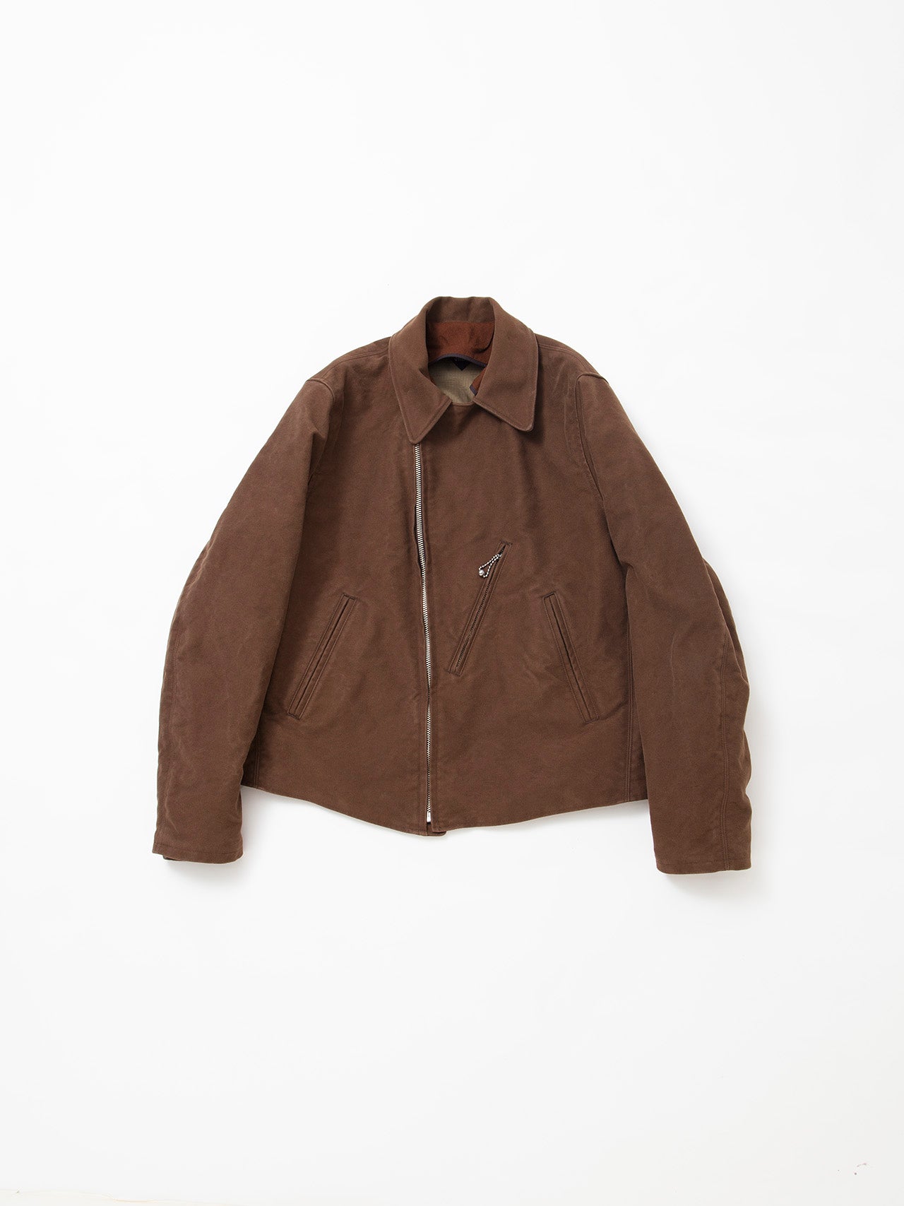 CJ014 - CORONA・Utility WB Zipup Jacket / Cotton Moleskin - Brown