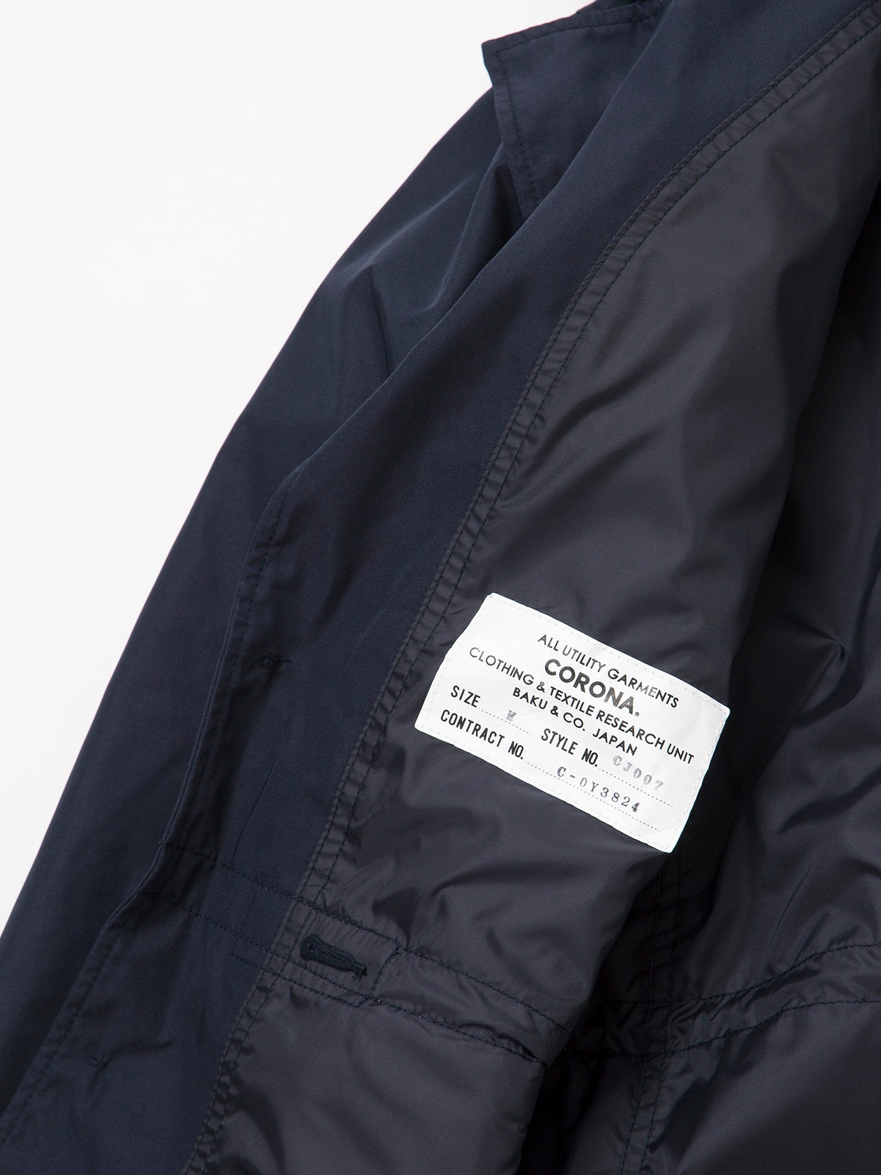 CJ007 - CORONA・M-43 Field Jacket / Ester Gabardine - Navy – THE