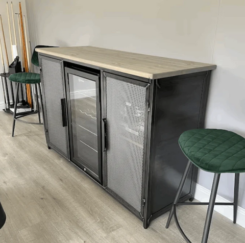 drinks cabinet with beer fridge